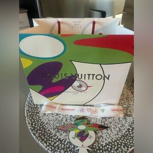 Louis Vuitton x murakami  Multicolor Gift Bag ribbon and tag